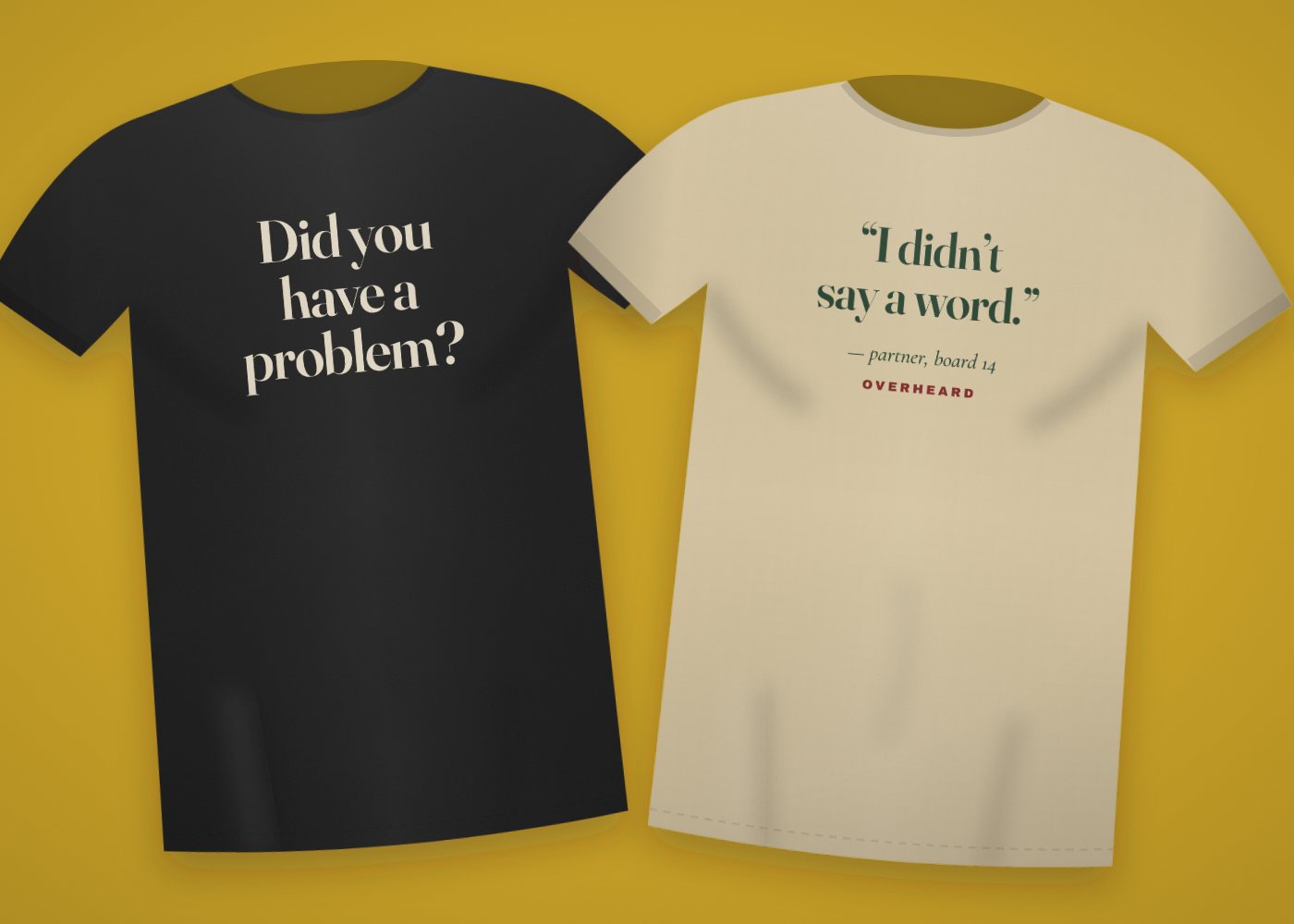 Two tees, a partnership