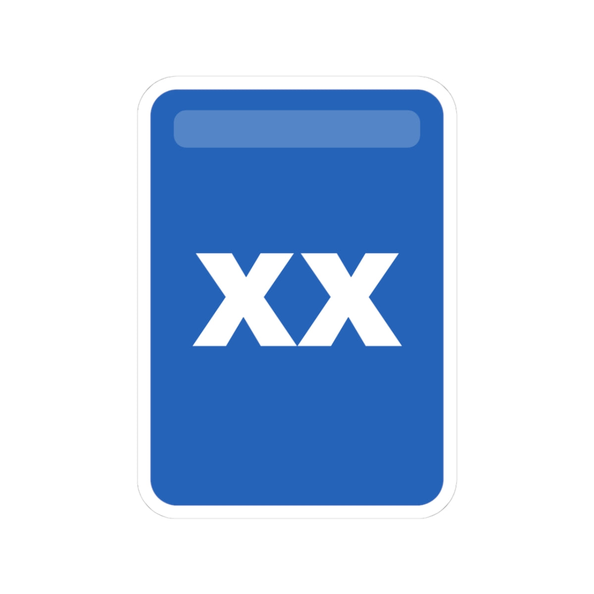 Bidding Card · Redouble (XX) Sticker