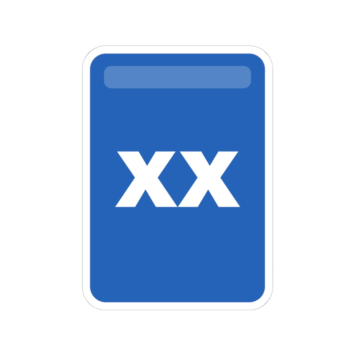 Bidding Card · Redouble (XX) Sticker