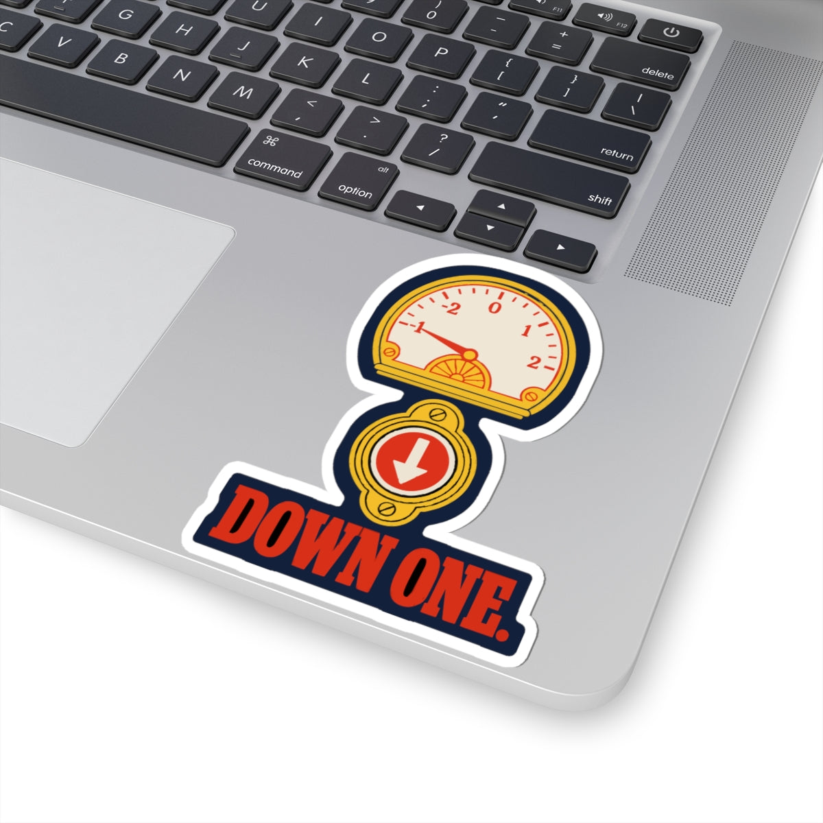 Down One. Sticker