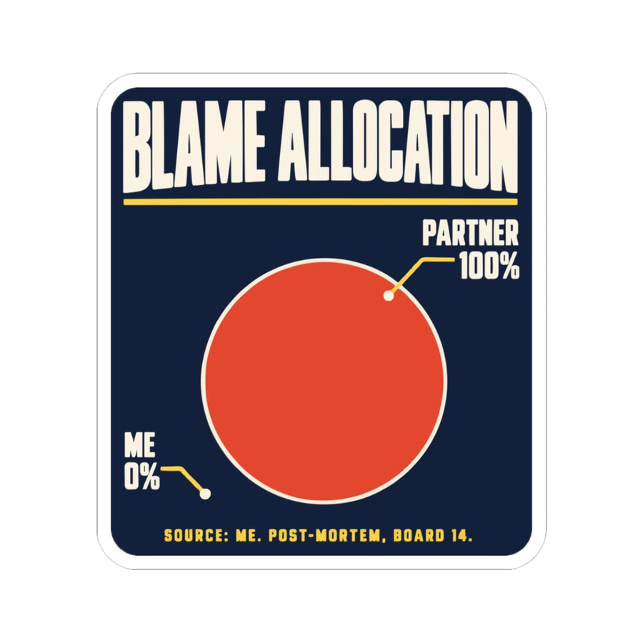 Blame Allocation Sticker